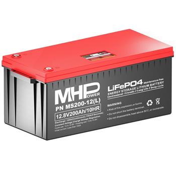 Baterie LiFePO4 12,8V 200Ah MHPower MS200-12(L) LC5-M8