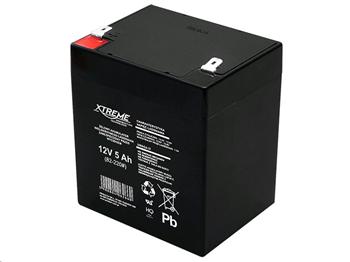 Baterie olověná 12V / 5,0Ah XTREME / Enerwell bezúdržbový akumulátor