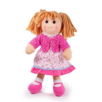 Bigjigs Toys Látková panenka Becky 38 cm