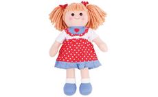 Bigjigs Toys Látková panenka Emily 34 cm