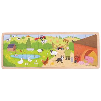 Bigjigs Toys Puzzle Na farmě