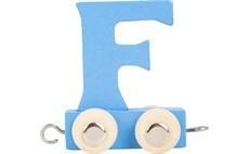 Dřevěný vláček barevná abeceda písmeno F