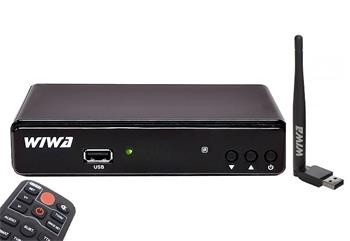 DVBT2 WIWA H.265 Lite + Wi-Fi adaptér