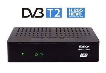 EDISION PROTON T265 LED DVB-T2/C - SLEVA NA ROZBALENÝ KUS
