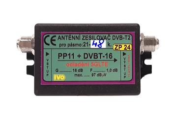 Ivo ZP24-X DVB-T2 zesilovač 16dB (5-12V) / 21-48.k / 5G LTE