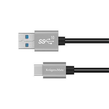 Kabel KRUGER & MATZ KM1262 USB-C - USB-A 0,5m