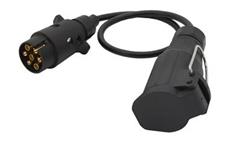 Kabel redukční Compass 07457 0,6m 7pólů zástrčka - 13pólů zásuvka k tažnému zařízení