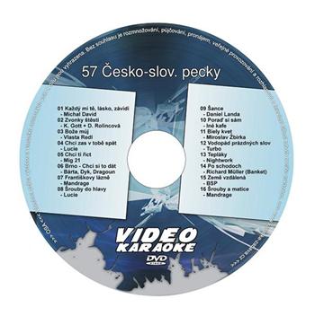 Karaoke DVD ČESKO-SLOVENSKÉ PECKY