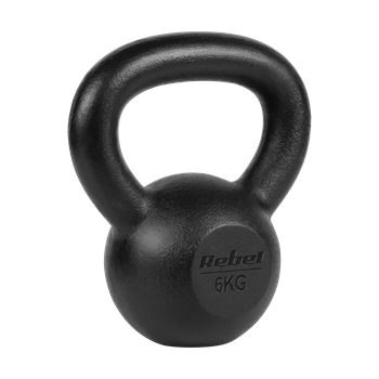 Kettlebell Litinový 6 kg REBEL ACTIVE RBA-2323-06