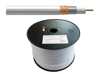 Koaxiální kabel Zircon CCS 125 AL / 100 m / 6.8mm