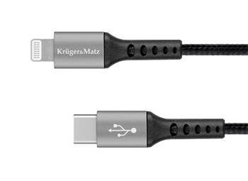 Kruger&Matz KM1267 kabel USB-C - Lightning C94 MFi - 1m