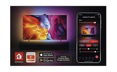 LED ambientní RGB GoSmart osvětlení EMOS ZTV65 za TV 65“ (164 cm)