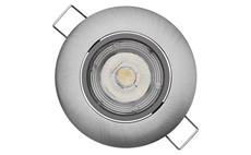 LED bodové svítidlo Exclusive stříbrné, 5W teplá bílá ZD3221
