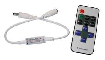 LED kontroler / stmívač pro jednu barvu, RF OLP02
