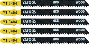 List pilový do přímočaré pily 100 mm na dřevo TPI10 5 ks YT-3404