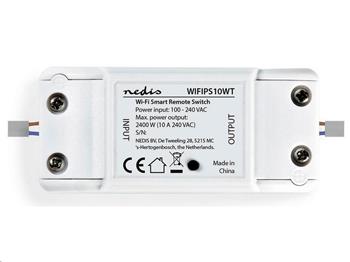 NEDIS WIFIPS10WT SmartLife vypínač Wi-Fi pro elektrický obvod , 10 A