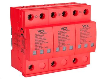 Přepěťová ochrana VCX DC třída T1T2 (B+C) 3P 1500V 12.5kA RED