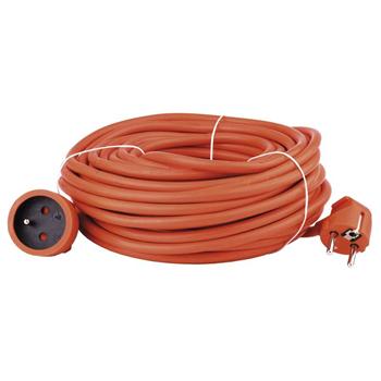 Prodlužovací kabel spojka 30m 3x 1,5mm, oranžový
