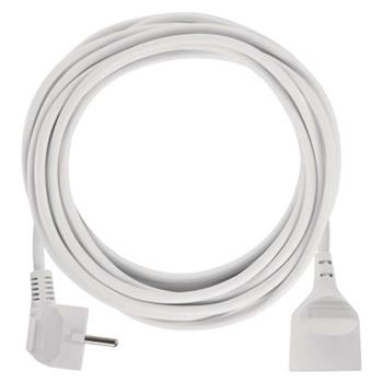 Prodlužovací kabel - spojka EMOS P0115R 5 m, bílý, PVC, 1,5 mm2