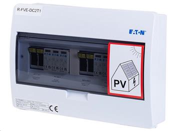 Rozvaděč R-FVE-DC2T1 EATON, T1+T2 (1000V DC / 32A) pro 2 stringy IP40 certifikovaný