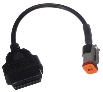 SIXTOL OBD-II redukce 4-pin pro moto Harley-Davidson MECHANIC CABLE 20