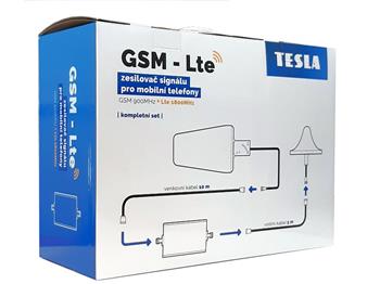 Tesla GSM-LTE zesilovač/opakovač 900/1800 MHz - kompletní sada