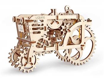 Ugears 3D dřevěné mechanické puzzle Traktor