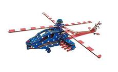 Woodcraft Dřevěné 3D puzzle Americký bojový vrtulních Apache