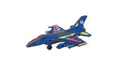 Woodcraft Dřevěné 3D puzzle Bojové letadlo F16