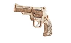 Woodcraft Dřevěné 3D puzzle Revolver M19