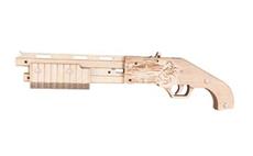 Woodcraft Dřevěné 3D puzzle Zbraň na gumičky Mossberg